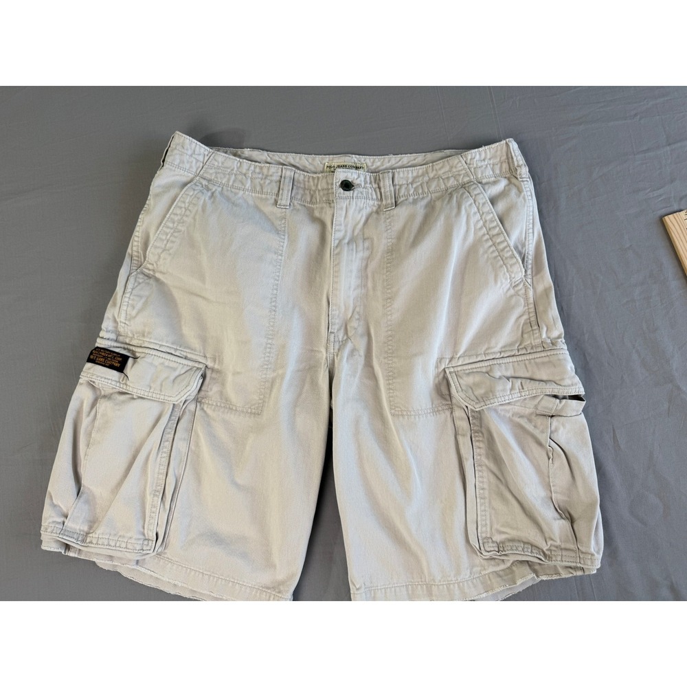 VTG Polo Jeans Ralph Lauren Military Surplus Cargo Shorts Mens 40 Y2K  beige Y2K